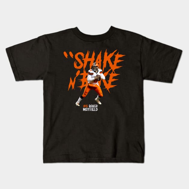 baker-mayfield-shake and bake Kids T-Shirt by LegendDerry